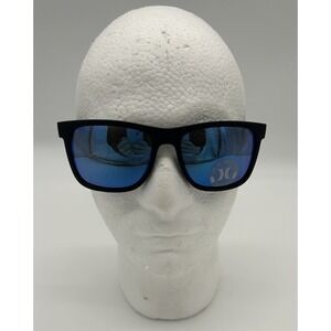 New Hurley  Polarized Sunglasses Matte Black Frame Violet Mirror Lens